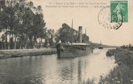 Caen * à La Mer * Bords Du Canal De L'orne * Panorama Du Canal Avec Les Bateaux Vapeur * Bateau NIOBE - Caen