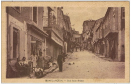 Cpa..47..MONFLANQUIN..MONTFLANQUIN..LOT ET GARONNE..RUE SAINT PIERRE. - Monflanquin