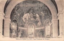 LE CELLIER     FRESQUES DU CHOEUR    ART RELIGIEUX - Le Cellier