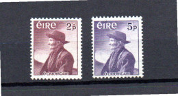 Ireland 1937 Set Tomas O Croimtain Stamps (Michel 130/31) MNH - Unused Stamps