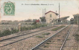 Freinville Sévran * La Plaine * Halte Gare * Arrivée Train Locomotive Machine Ligne Chemin De Fer Seine St Denis * 1907 - Sevran