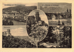 ALLEMAGNE - Château De Berg Lahneck - Heidelberg Du Chemin Du Philosophe - Schloss - Carte Postale Ancienne - Autres & Non Classés