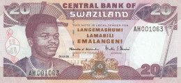 SWAZILAND   20 Emalangeni , 1998 , P-25c  UNC - Swaziland