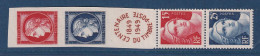 France - YT N° 830 à 833 ** - Neuf Sans Charnière - 1949 - Unused Stamps