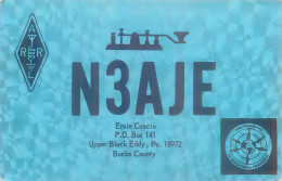CARTE QSL : UPPER BLACK EDDY. PENNSYLVANIE. USA. 1979 - Altri & Non Classificati