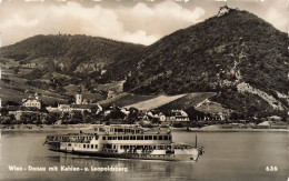 AUTRICHE - Vienne -  Danube Avec Kahlenberg Et Leopoldsberg - Carte Postale Ancienne - Otros & Sin Clasificación