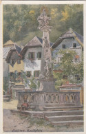 E121) HALLSTATT - MARKTPLATZ - Wunderschöne Signierte AK Hofecker - Sehr Alt ! - Hallstatt