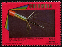 04- KOLUMBIEN - 1990 - MI#:1802 - MNH- SUBMARINE CABLE- COMMUNICATIONS - Colombie