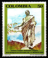 15A- KOLUMBIEN - 1990 - MI#:1795 - MNH- SANTANDER MONUMENT-150 YEARS SINCE THE DEATH OF SANTANDER - Colombie