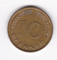 Une Pièce Monnaie  Allemagne  10 Pfennig  Année 1966  Frappe  J - 10 Pfennig