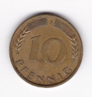 Une Pièce Monnaie  Allemagne  10 Pfennig  Année 1950  Frappe  J - 10 Pfennig