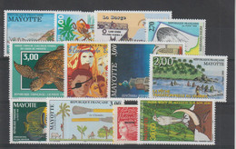 Mayotte Année Complète 1998 Poste 52 à 61A Et PA 3, 12 Val ** MNH - Ungebraucht