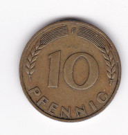 Une Pièce Monnaie  Allemagne  10 Pfennig  Année 1949 Frappe  F - 10 Pfennig