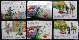 Denmark 2012 Fairy Tale H.C. Andersen  Minr..1701-1704A  -1703-04C  (O)  ( Lot B 2294 ) - Usati