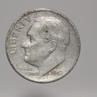 Etats-Unis / USA, Roosevelt, 1 Dime, 1947, S - San Francisco, Argent (Silver), TTB (EF), KM#19 - 1946-...: Roosevelt