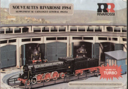 Catalogue RIVAROSSI 1984 Nouveautés HO 1/87 -N 1/160 - Französisch