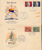 NORGE  7 COVERS  FDC - FDC