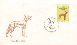 PERÚ - FDC 4-10-1986 DOG Mi #1339 / 674 - Peru