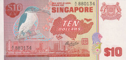 SINGAPORE   10 DOLLAR 1979  P-11a   UNC  Prefix A2 - Singapur