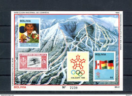 A52975)Olympia 88: Bolivien Bl 173** - Winter 1988: Calgary