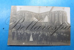 Photo Real Picture Postcard  Eglise Kerk Pastoor En Prienster Pére    RPPC - Churches & Convents