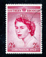 522 BCXX 1953 Scott # 80 Used (offers Welcome) - Southern Rhodesia (...-1964)