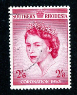 523 BCXX 1953 Scott # 80 Used (offers Welcome) - Southern Rhodesia (...-1964)