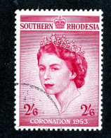 524 BCXX 1953 Scott # 80 Used (offers Welcome) - Southern Rhodesia (...-1964)