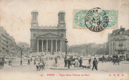 Paris 10ème * 1906 * Place Et église St Vincent De Paul - Paris (10)