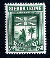 525 BCXX 1933 Scott # 153 Mlh* (offers Welcome) - Sierra Leone (...-1960)