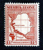 527 BCXX 1933 Scott # 155 Mlh* (offers Welcome) - Sierra Leone (...-1960)