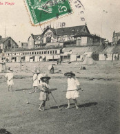 St Pair Sur Mer * 1908 * Une Partie De Croquet Sur La Plage * Jeu CROQUET Jeux Enfants - Saint Pair Sur Mer