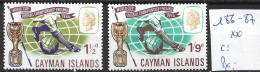 CAÏMANES 186-87 ** Côte 1.30 € - Cayman Islands
