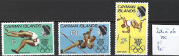 CAÏMANES 204 à 06 ** Côte 1.60 € - Cayman Islands