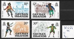 CAÏMANES 361 à 64 ** Côte 4.50 € - Cayman Islands