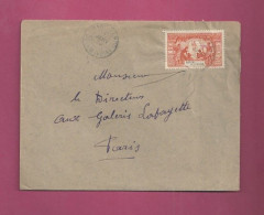 Lettre De 1939 Pour La France - YT N° 86 - Seul Sur Lettre - Exposition Coloniale De Paris - Briefe U. Dokumente