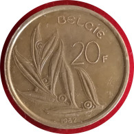 Monnaie Belgique - 1982 - 20 Francs - Baudouin Ier En Néerlandais - 20 Frank