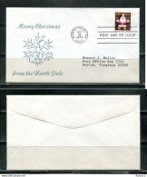 A53705)USA 1403 FDC Vom Nordpol Nach Reston / Virginia Gelaufen, Weihnachten - 1971-1980