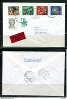 A53728)Berlin 418 - 421 Eil-Brief Mit AK-Stempel - Storia Postale