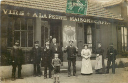 MANTES LA JOLIE Gassicourt  Café "A La Petite Maison" Maison Rioux - CARTE PHOTO - Mantes La Jolie