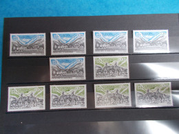 ANDORRE FRANCE    -  CEPT   N° 348 /349  En Lot De 5 Series    Année 1986  Neuf XX ( Voir Photo ) - 1986