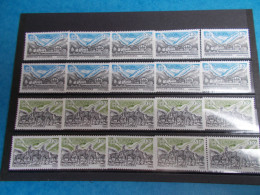 ANDORRE FRANCE    -  CEPT   N° 348 /349  En Lot De 10 Series    Année 1986  Neuf XX ( Voir Photo ) - 1986