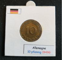 Allemagne 10 Pfennig 1949G - 10 Pfennig