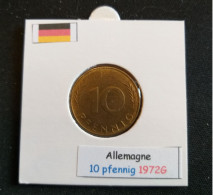 Allemagne 10 Pfennig 1972G - 10 Pfennig