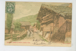 Delcampe - SUISSE - VAUD - Rue à LEYSIN - Leysin