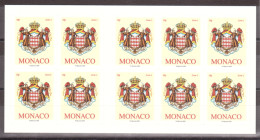 Monaco - 2009 - Carnet C16 - Neuf ** - Armoiries - Cuadernillos