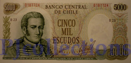 CHILE 5000 ESCUDOS 1967/76 PICK 147b UNC - Cile