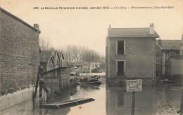 Colombes * éboulements De La Rue Paul Bert * Inondations Crue Janvier 1910 - Colombes
