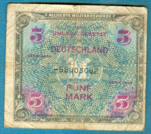 5 Mark 1944  Russian Printing (replacement) - 5 Mark
