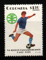 06B- KOLUMBIEN – 1971- MI#:1186- MNH- SOCCER – PANAMERICAN GAMES - SPORTS - Colombie